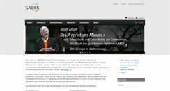 Desktop Screenshot of gabek.com